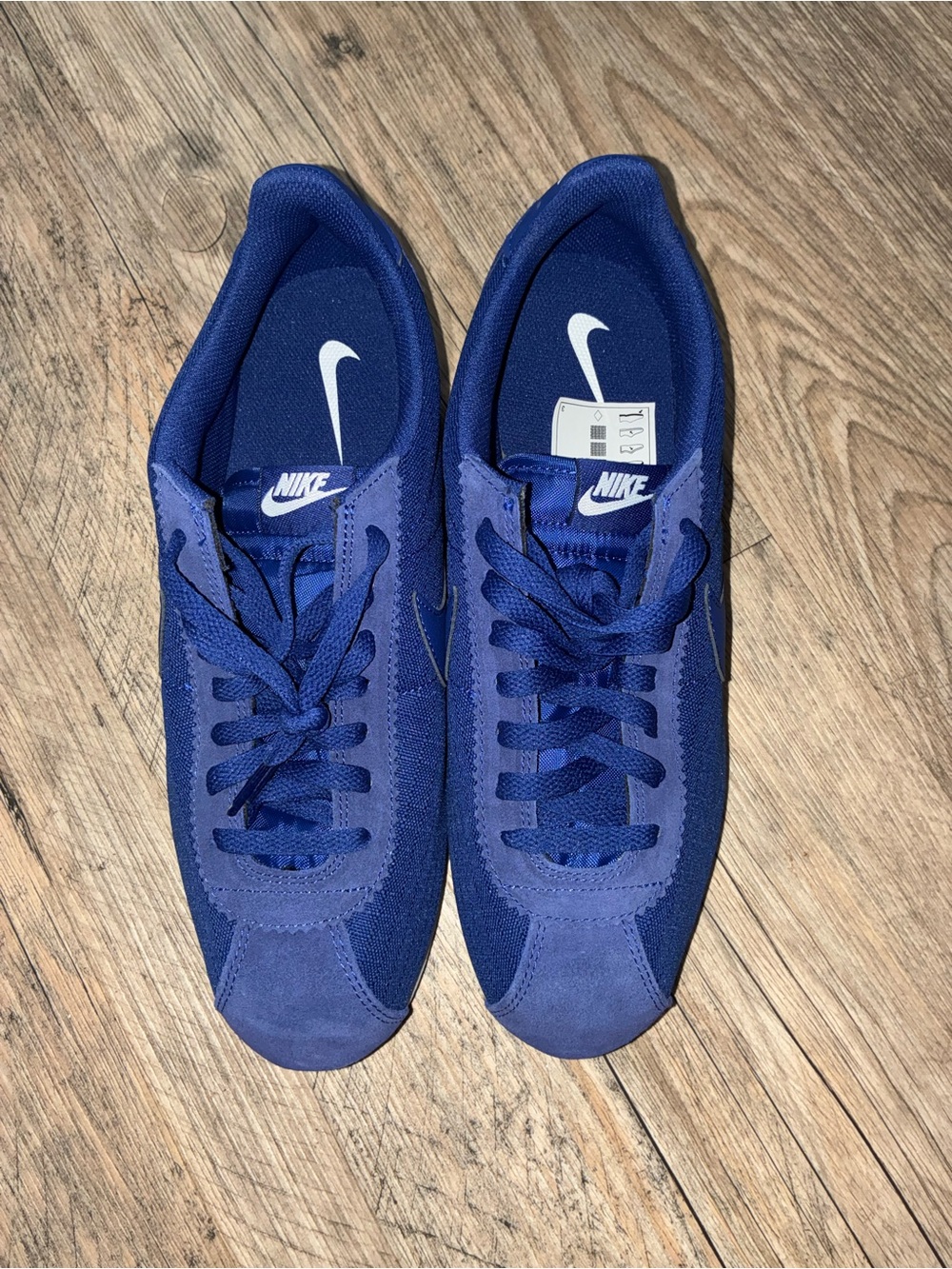Nike Men’s Navy Blue Casual Lace-Up Sneakers